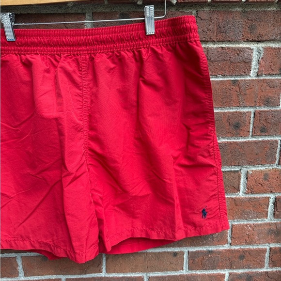 Polo Ralph Lauren Red Swimming Swim Trunks Shorts Size XXL 2XL Men’s - Picture 1 of 6